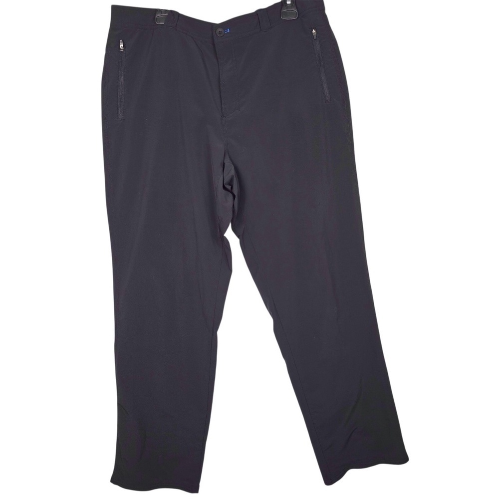 Coolibar Highlander Hiking Pants Mens 38x32 Black UPF 50 Zip Pockets Stretch